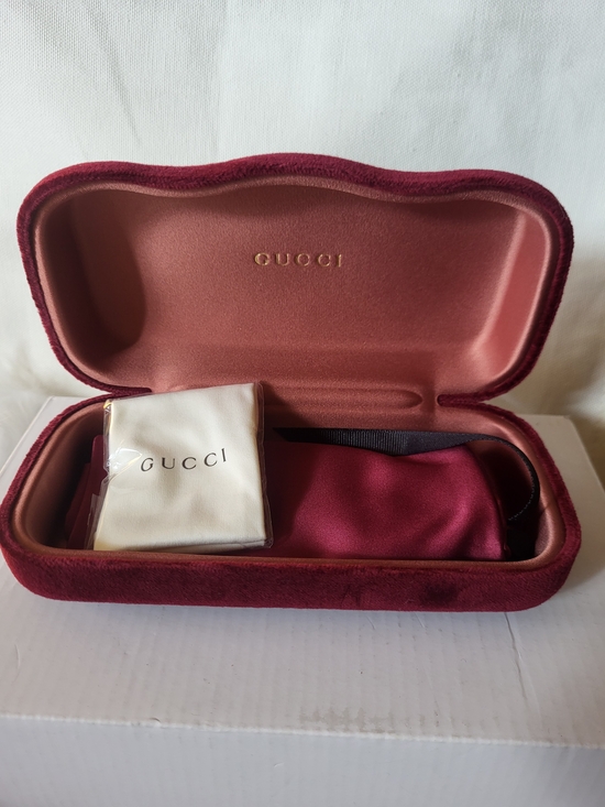 Gucci Accessories - Gucci Burgundy Sunglasses Case with Dust Bag. #Gucr002